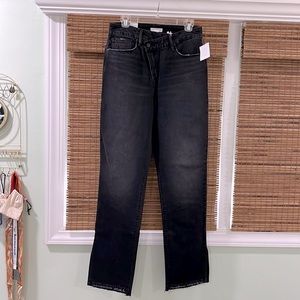 Good American size 8 Black "good boy" jeans